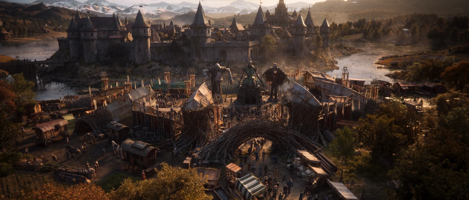 Town and river in the official Divinity cinematic.